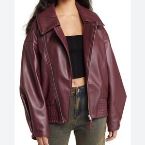 NWT House of Sunny rouge hybrid jacket